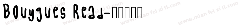 Bouygues Read字体转换